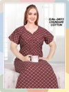 Chanderi Cotton Night 1 Printed Gown Nighty Wholesale Online
